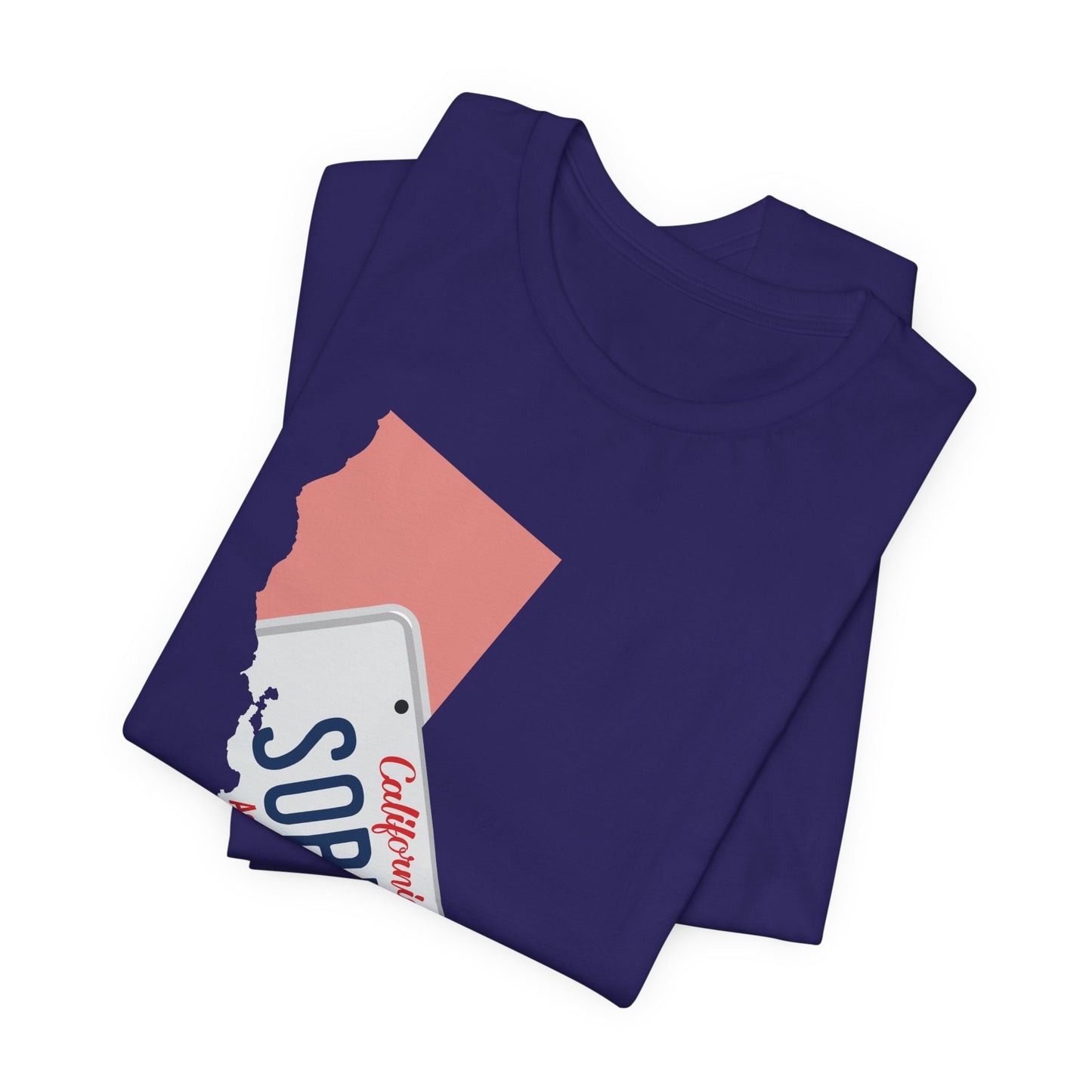 BMFS Inspired States and Plates Tee | California Sober BMFS Themed License Plate T-shirt