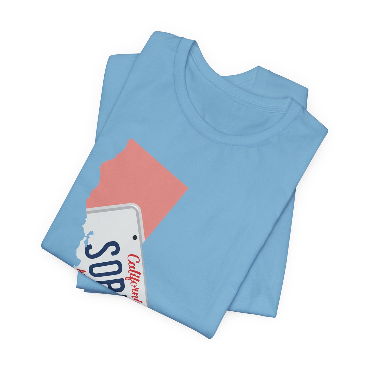 BMFS Inspired States and Plates Tee | California Sober BMFS Themed License Plate T-shirt