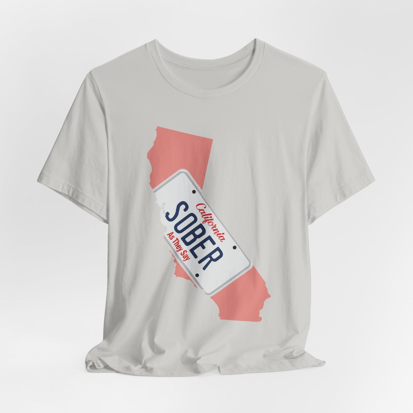 BMFS Inspired States and Plates Tee | California Sober BMFS Themed License Plate T-shirt