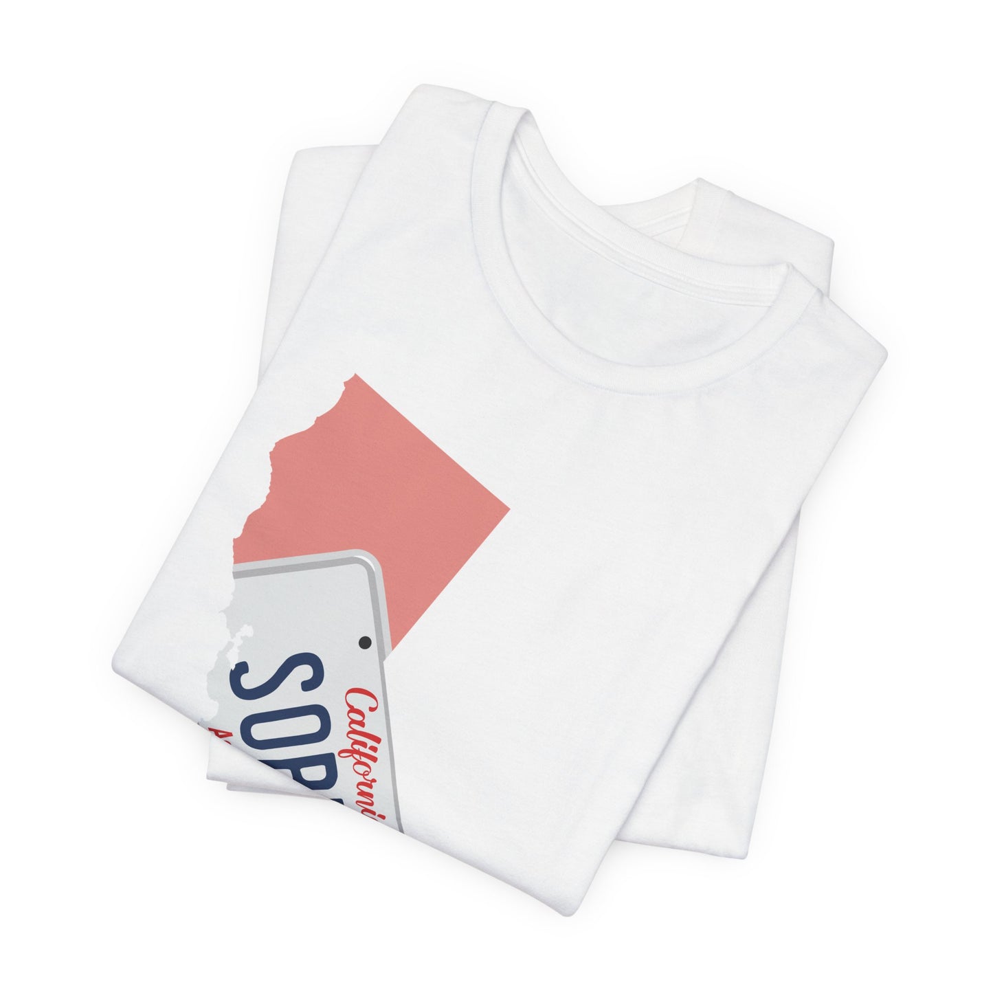 BMFS Inspired States and Plates Tee | California Sober BMFS Themed License Plate T-shirt