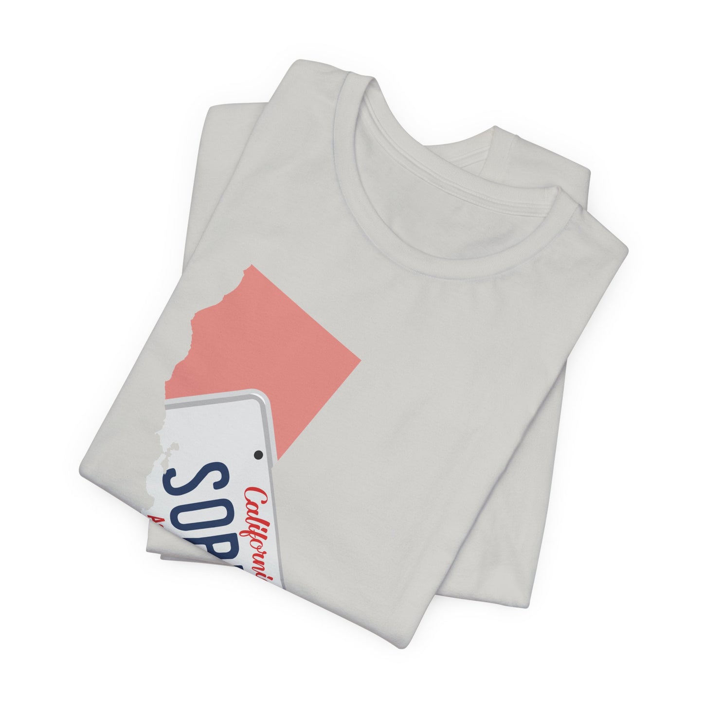 BMFS Inspired States and Plates Tee | California Sober BMFS Themed License Plate T-shirt